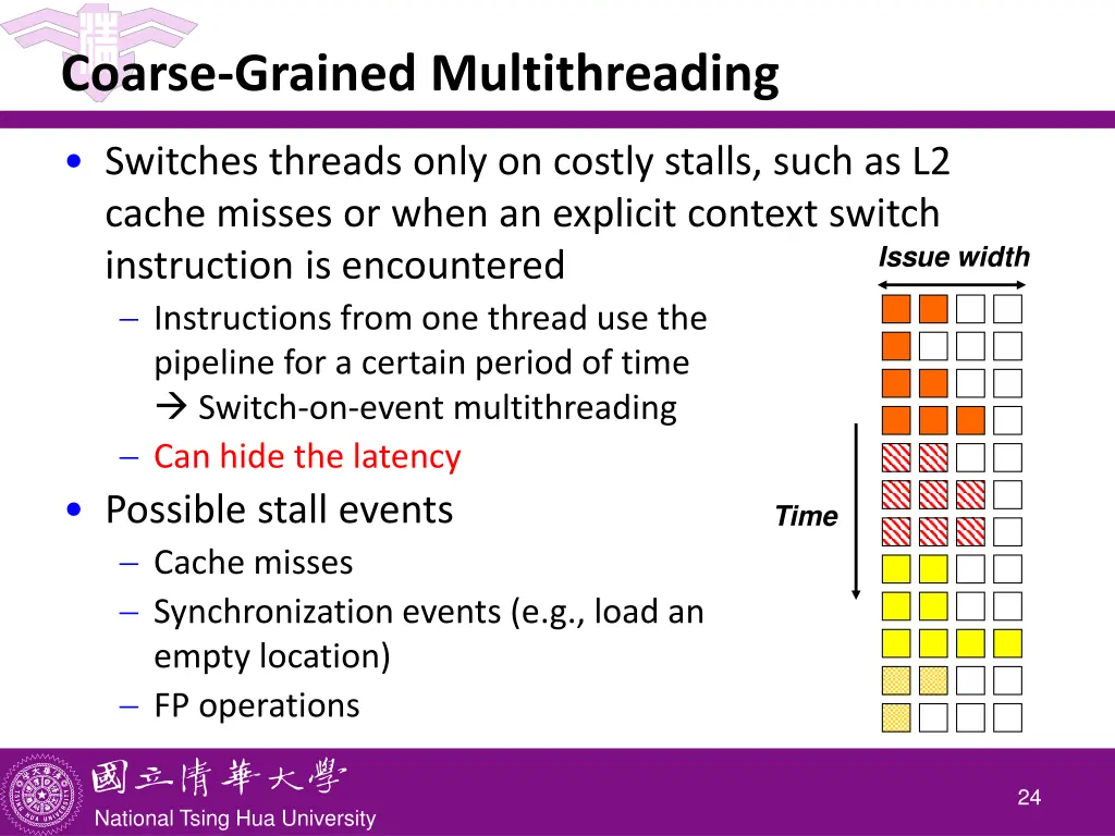 coarse grained multithreading