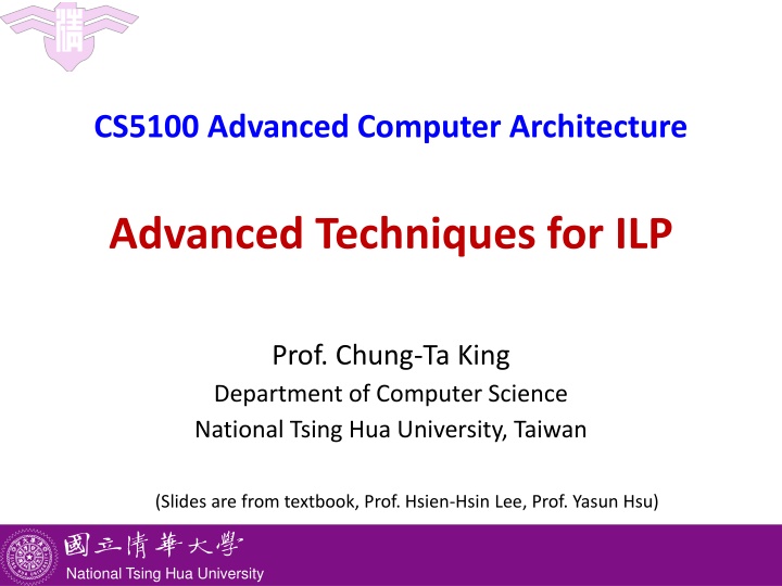 cs5100 advanced computer architecture
