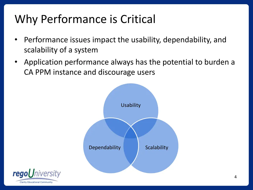 why performance is critical