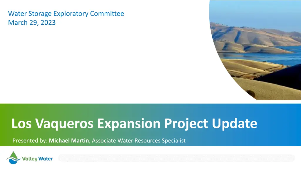 water storage exploratory committee march 29 2023