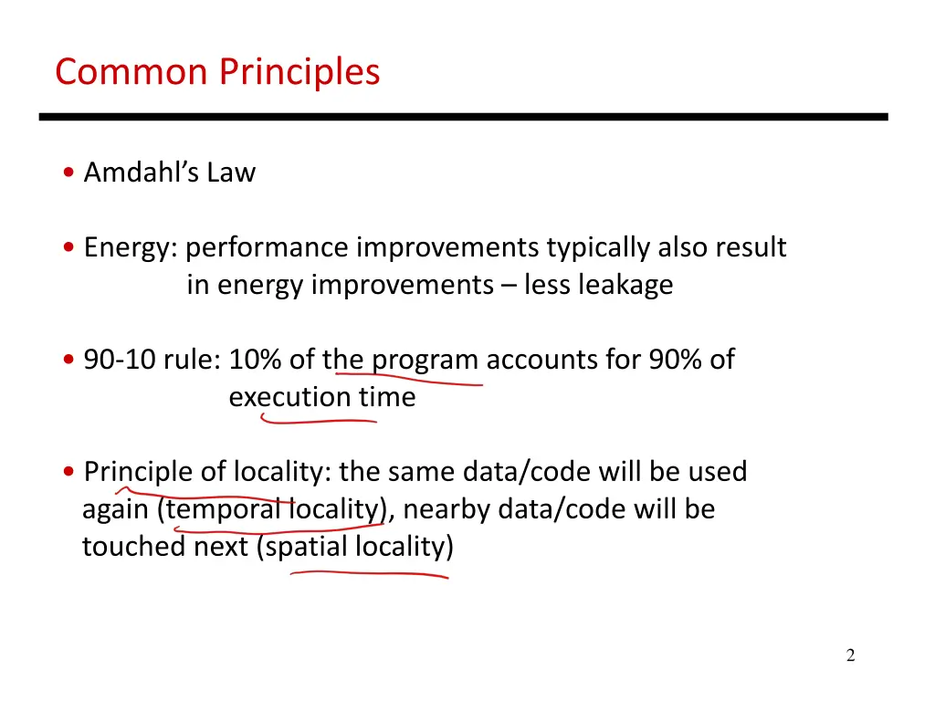 common principles