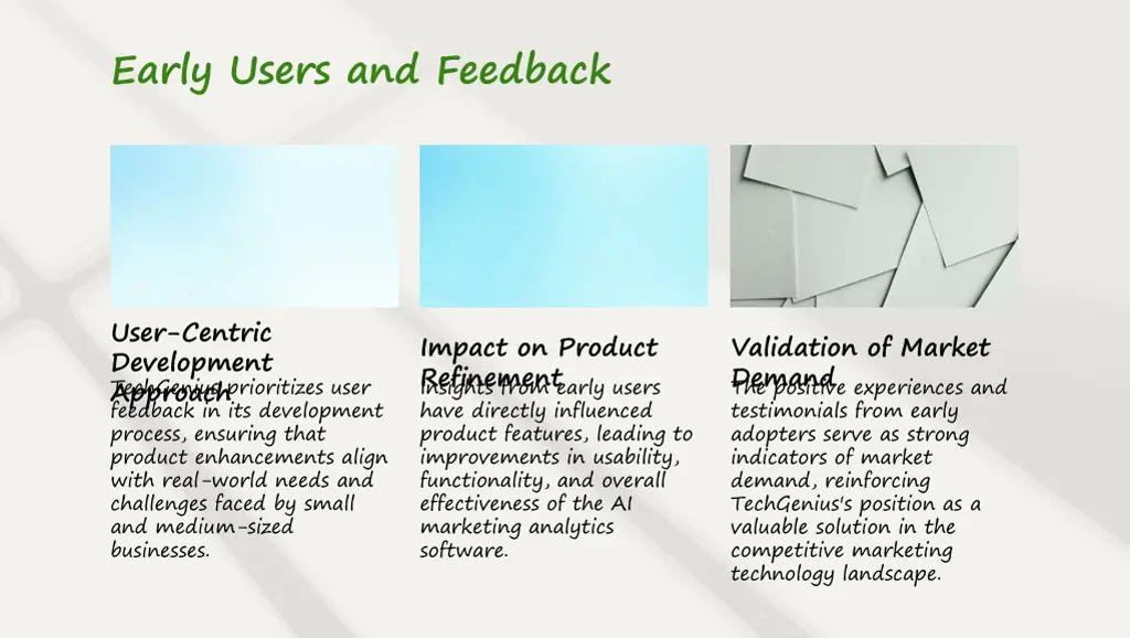 early users and feedback