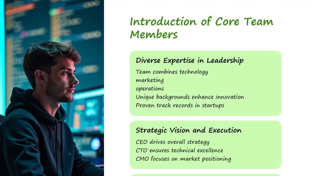 introduction of core team members