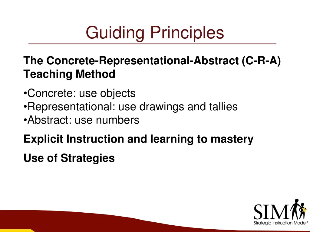 guiding principles