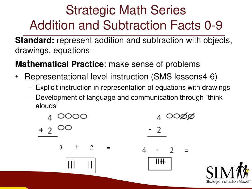 strategic math series addition and subtraction 1