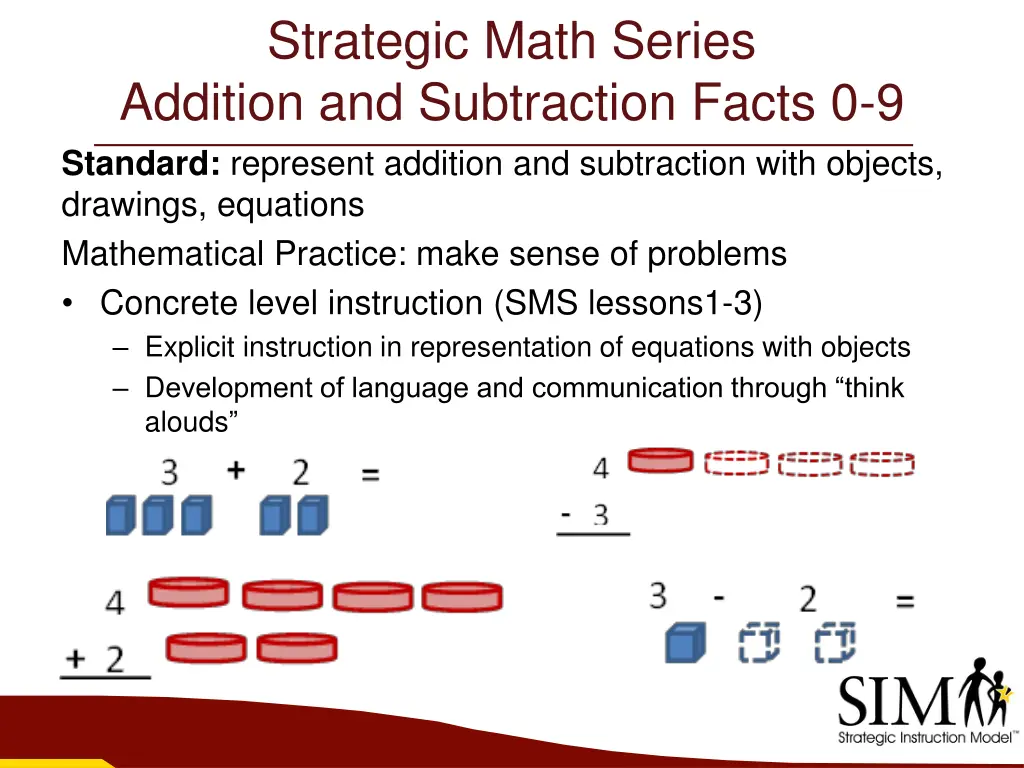 strategic math series addition and subtraction
