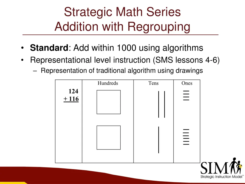 strategic math series addition with regrouping 1