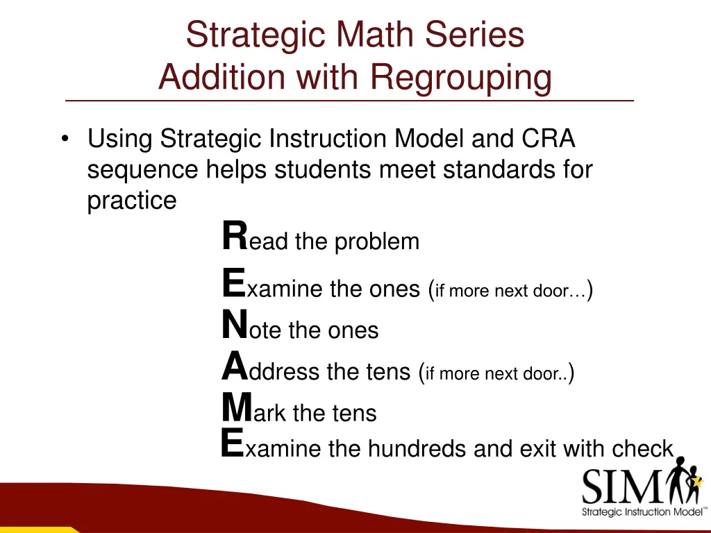 strategic math series addition with regrouping 2