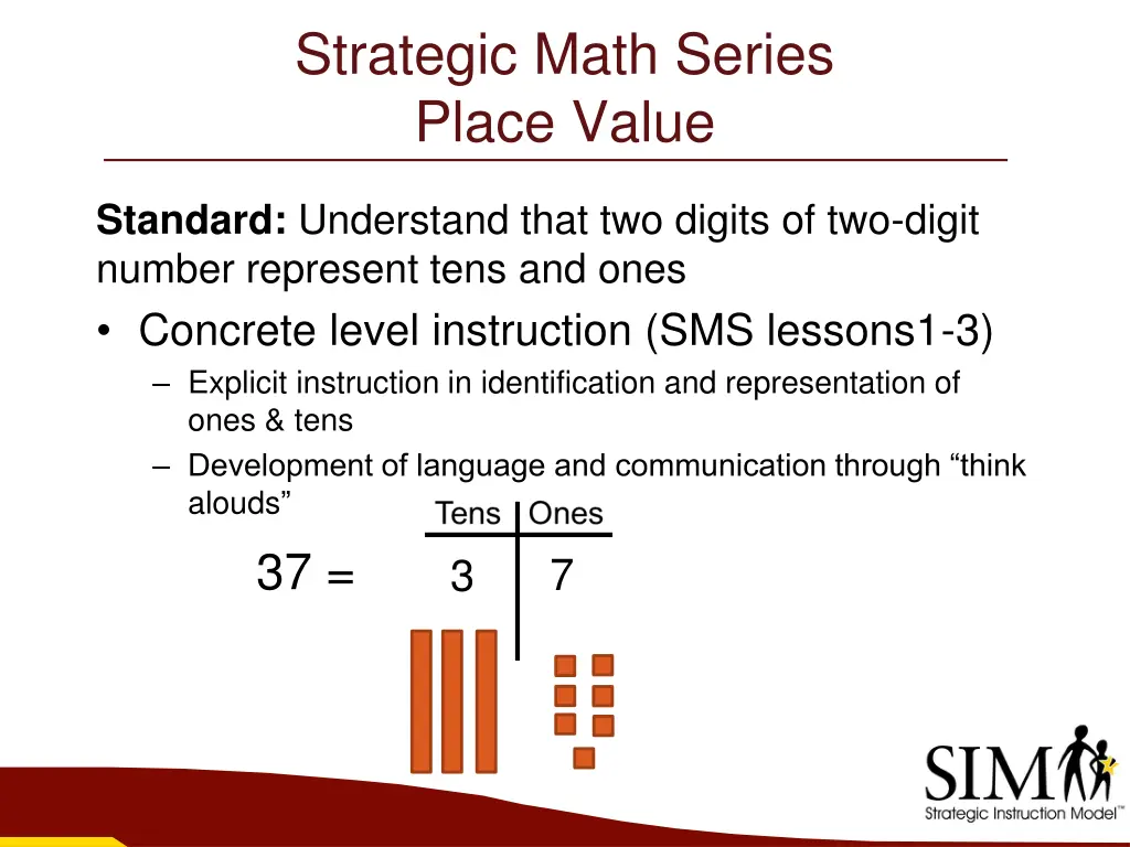 strategic math series place value
