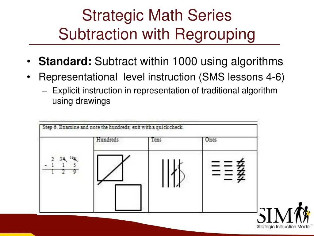 strategic math series subtraction with regrouping 1