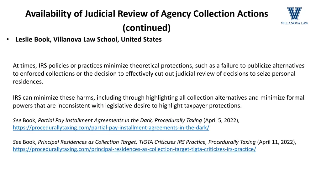 availability of judicial review of agency 2