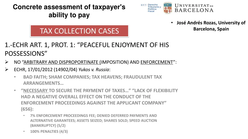 concrete assessment of taxpayer s ability to pay 1