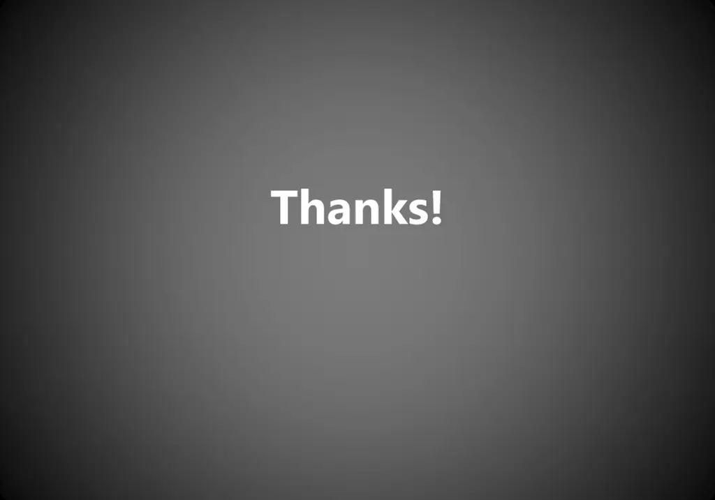 thanks