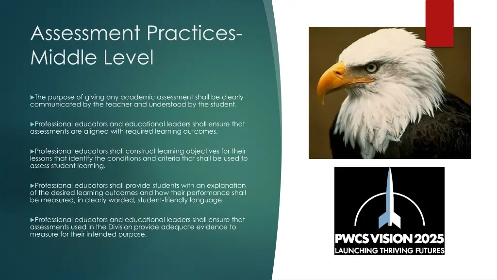 assessment practices middle level