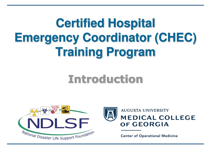 certified hospital emergency coordinator chec