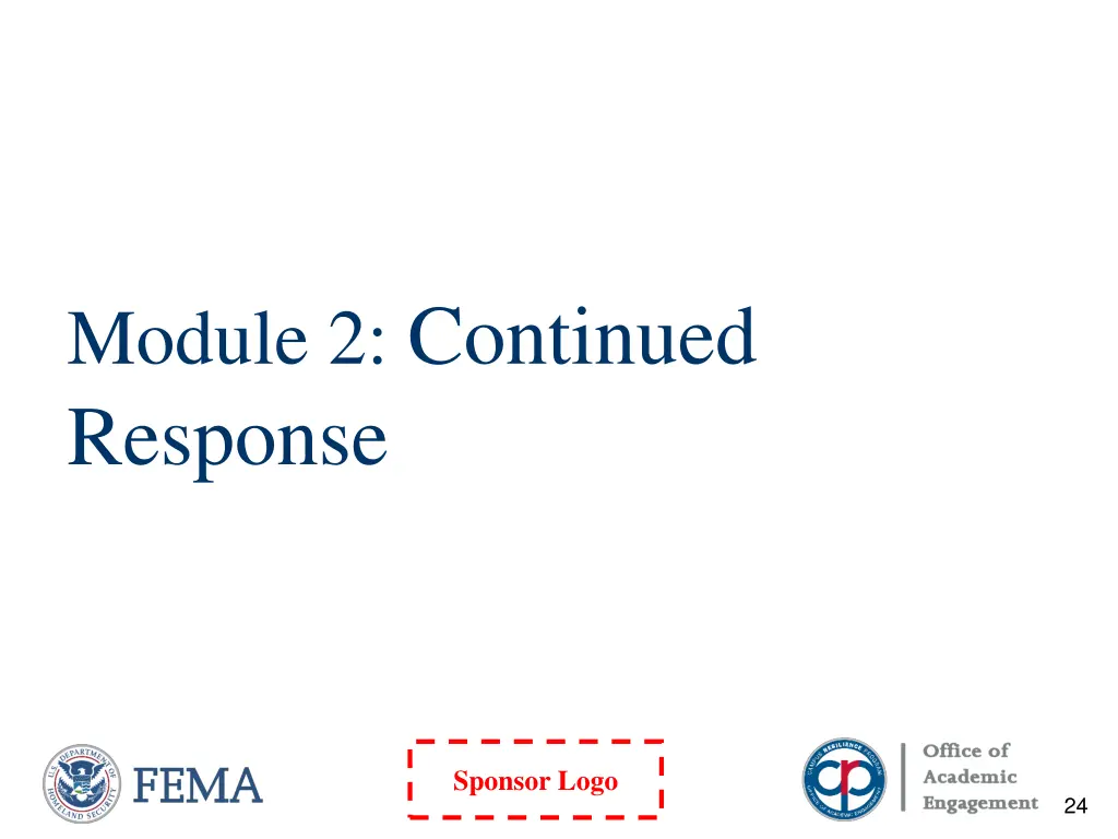 module 2 continued response
