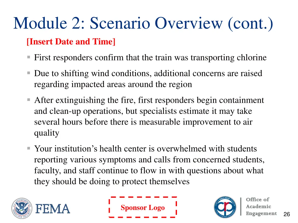 module 2 scenario overview cont