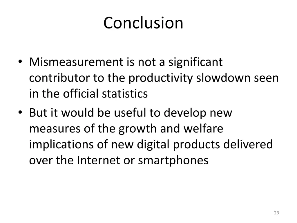 conclusion
