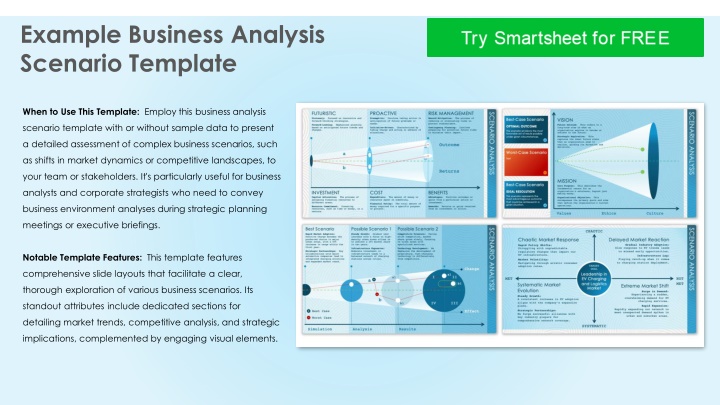 example business analysis scenario template