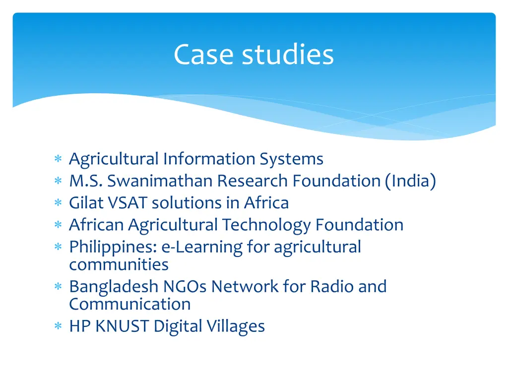 case studies