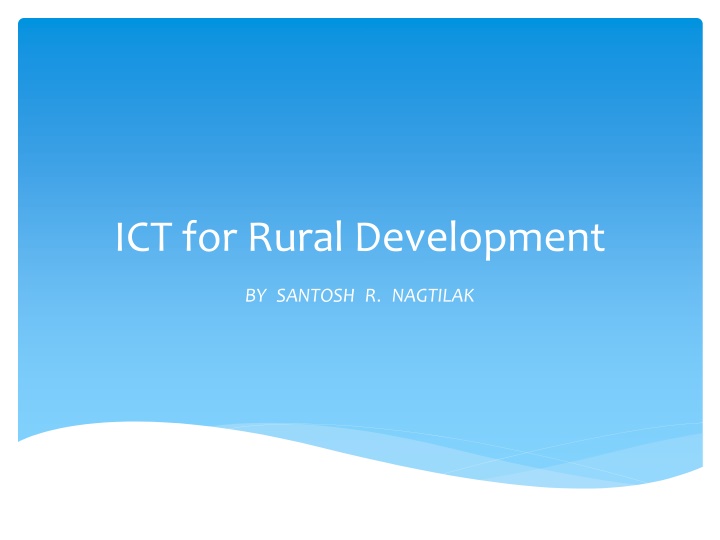 ict for rural development