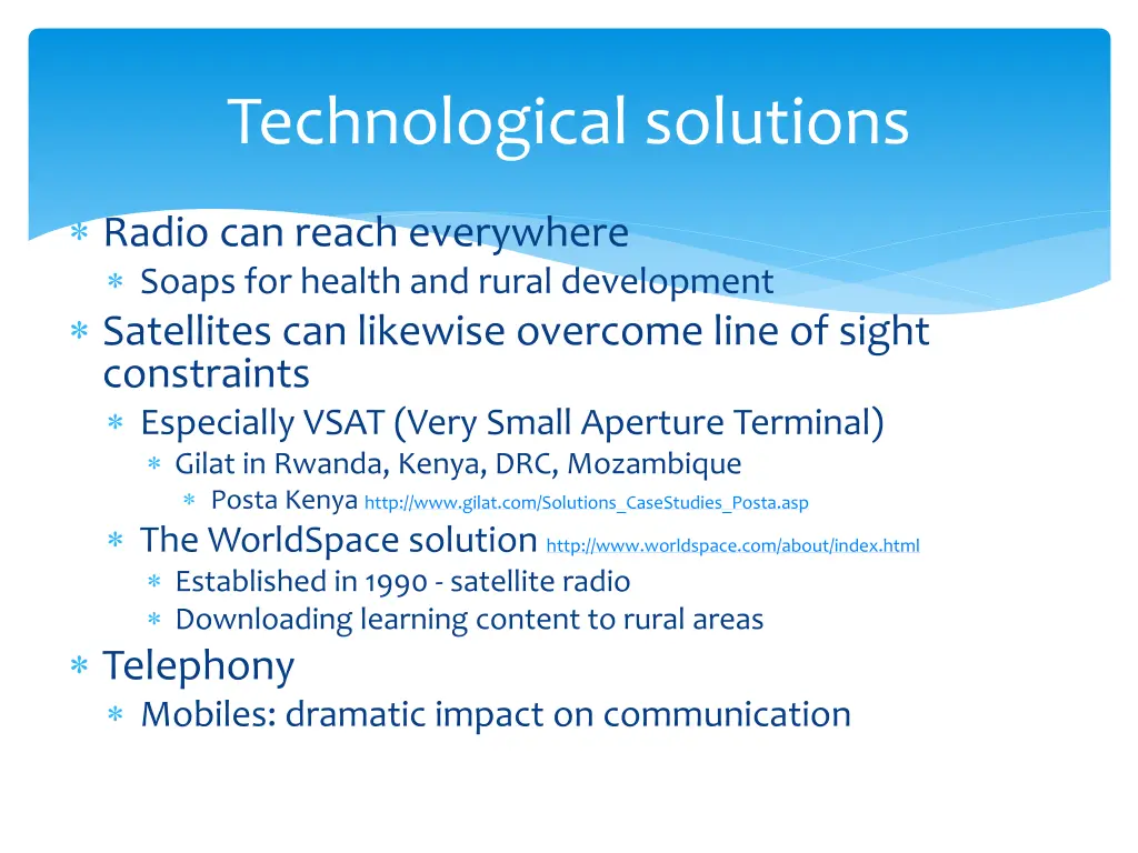 technological solutions