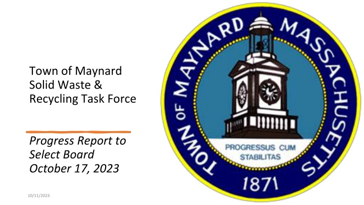 town of maynard solid waste recycling task force