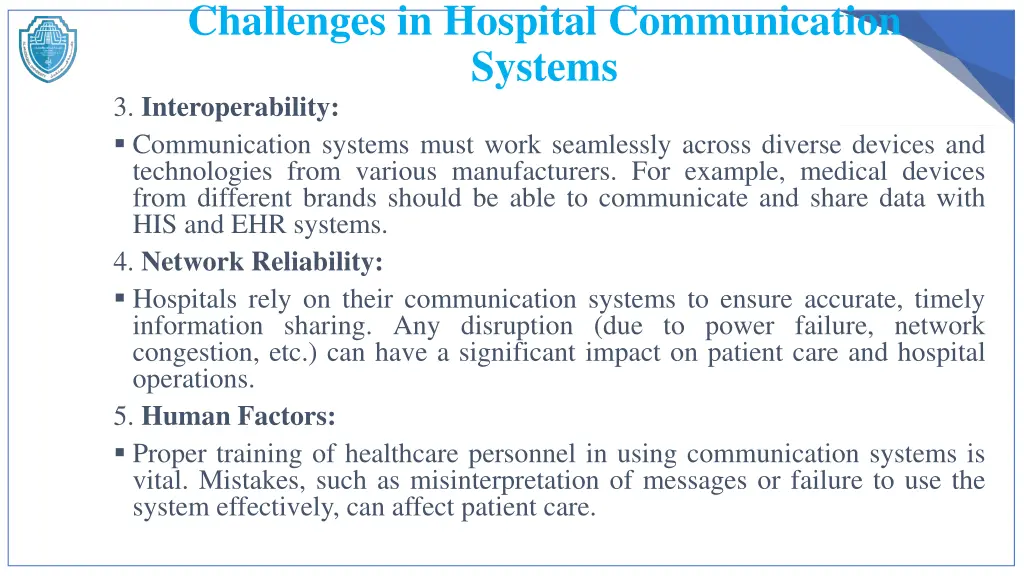 challenges in hospital communication systems 1