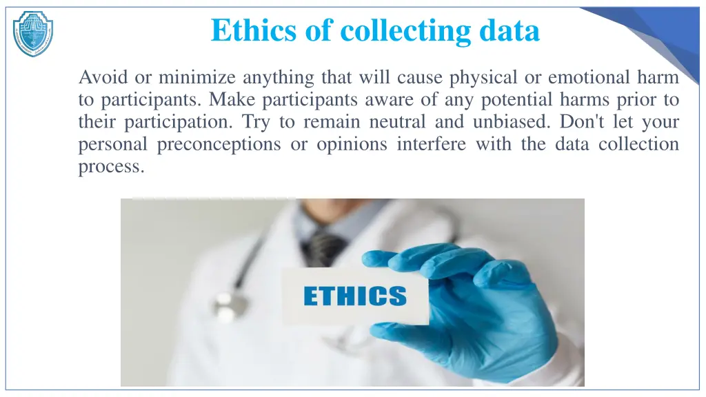 ethics of collecting data