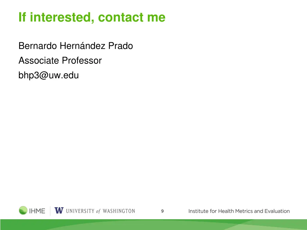 if interested contact me