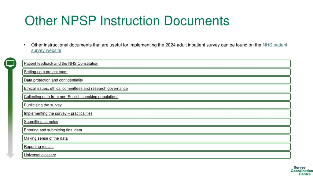 other npsp instruction documents