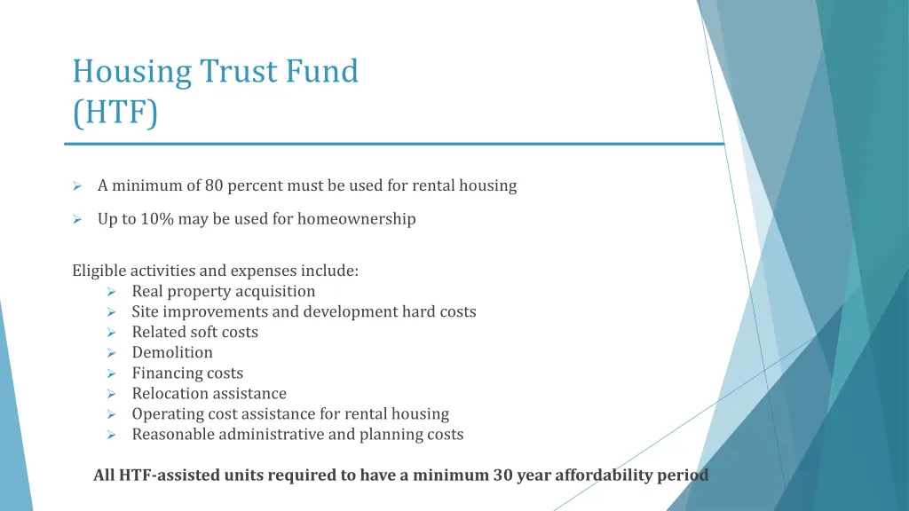 housing trust fund htf