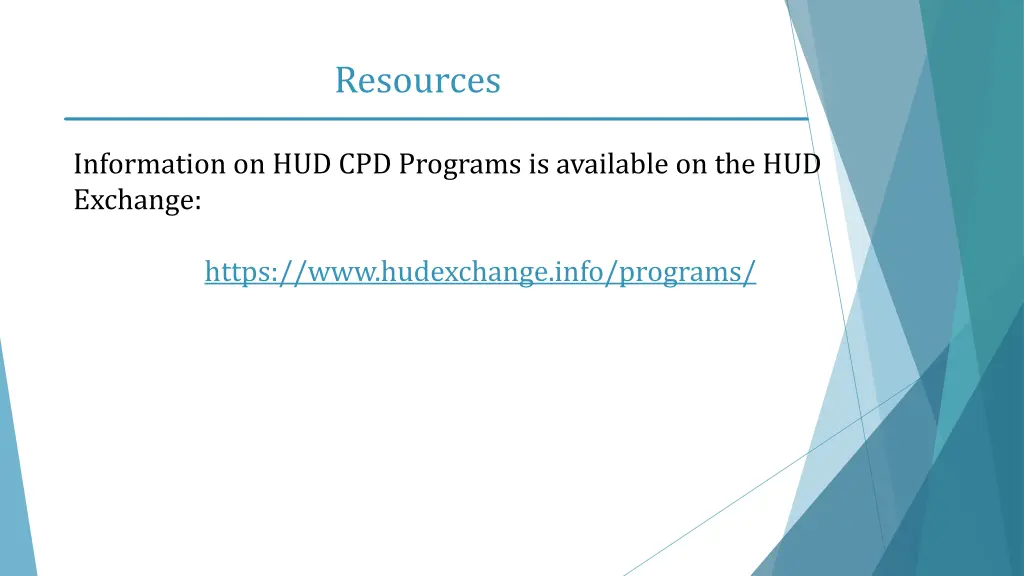 resources