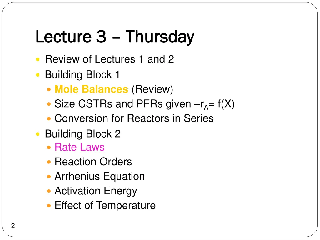 lecture 3 lecture 3 thursday
