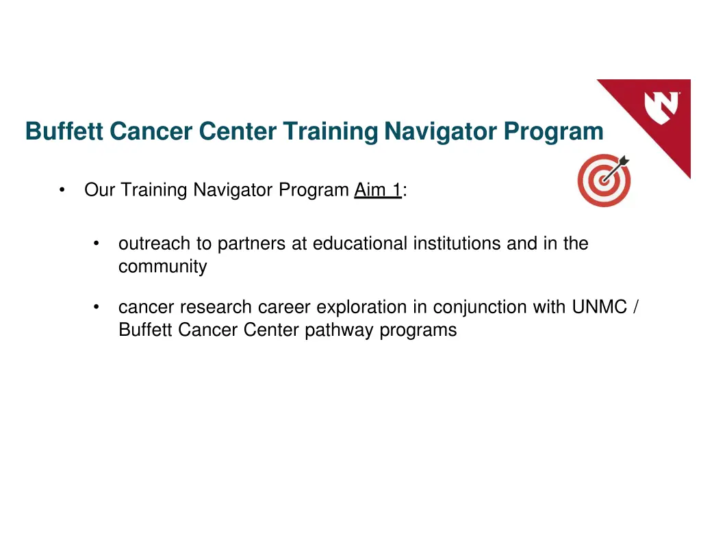 buffett cancer center training navigator program 3