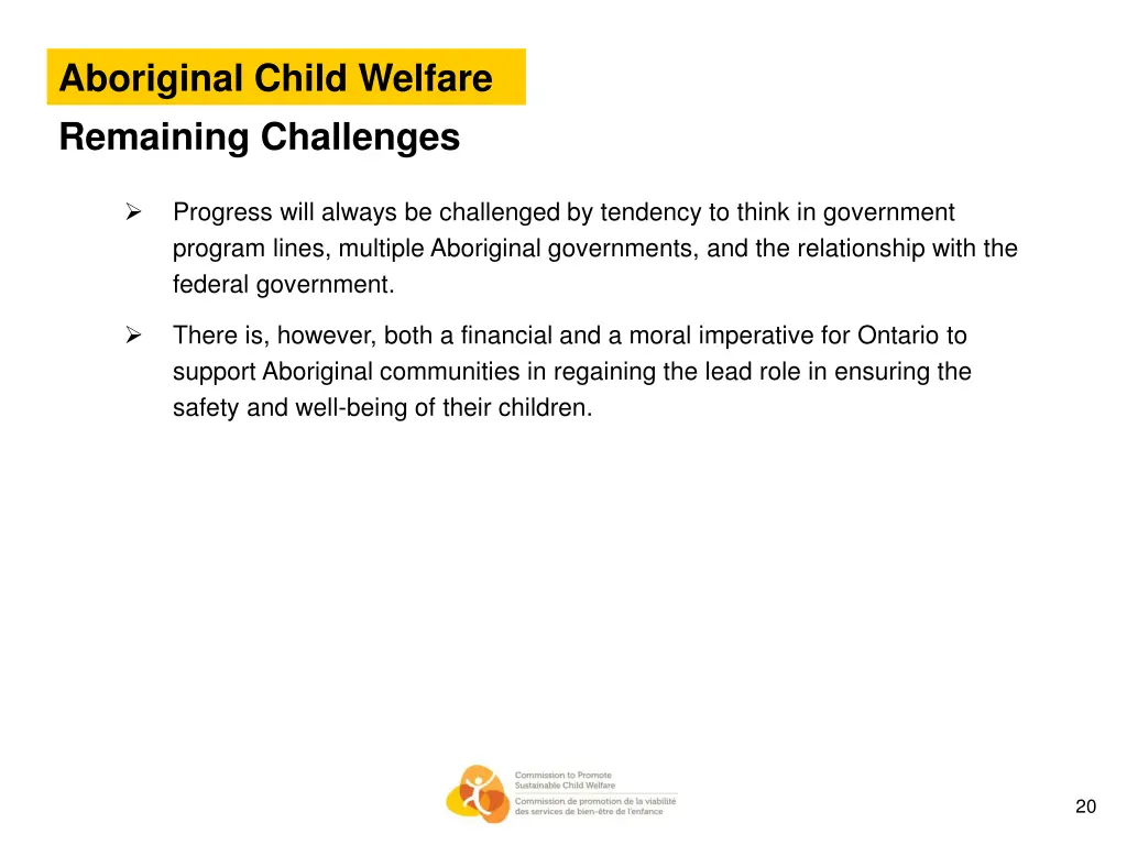 aboriginal child welfare