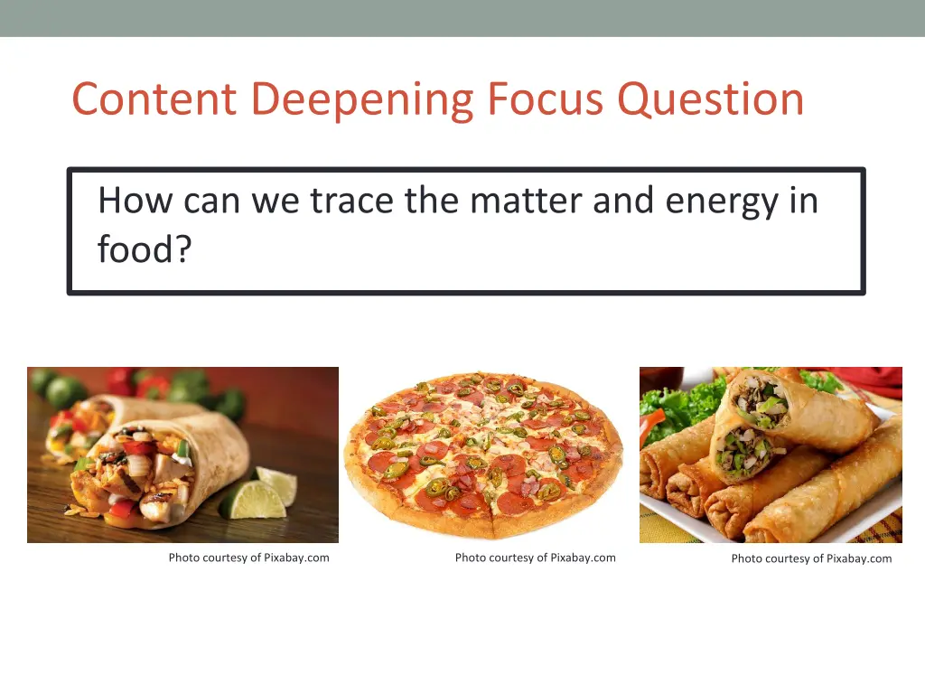 content deepening focus question