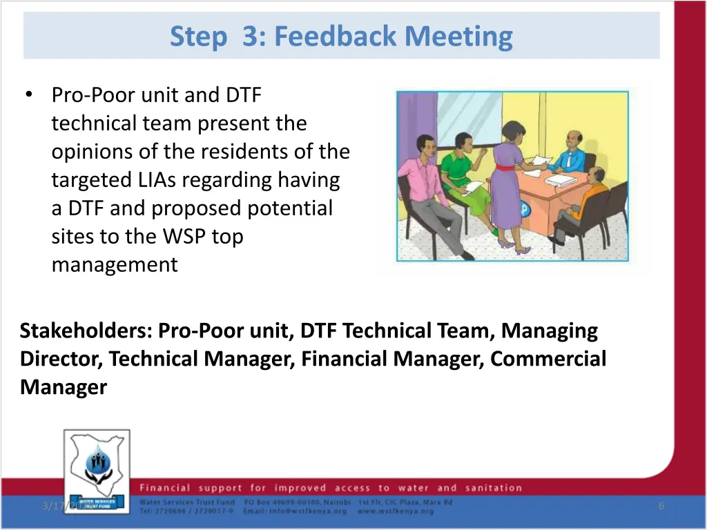 step 3 feedback meeting