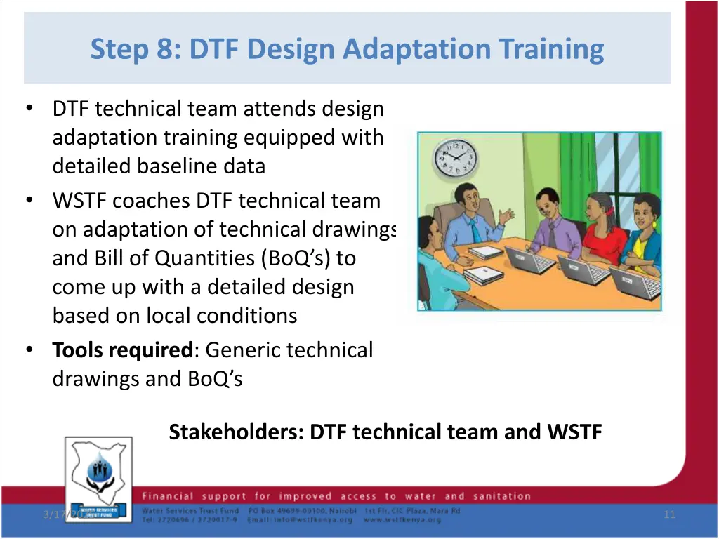 step 8 dtf design adaptation training