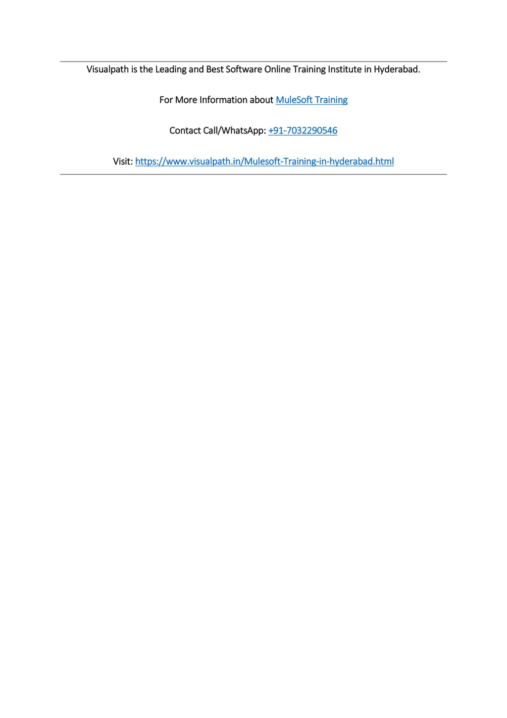 visualpath is the leading and best software