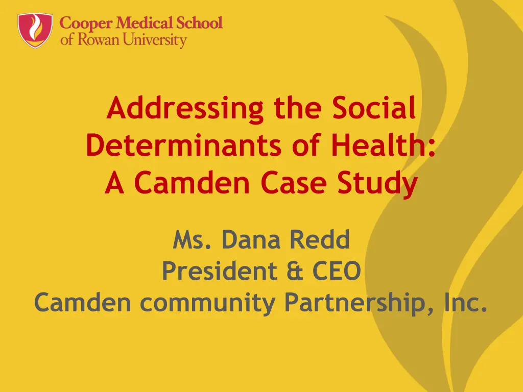 addressing the social determinants of health