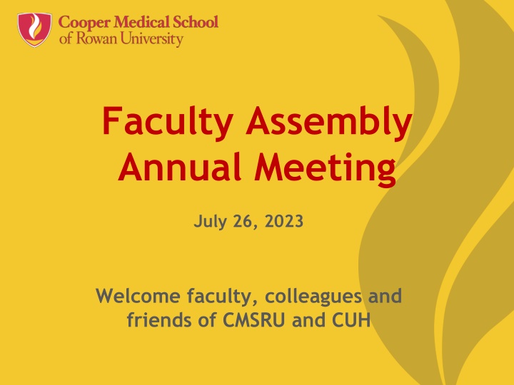 faculty assembly annual meeting