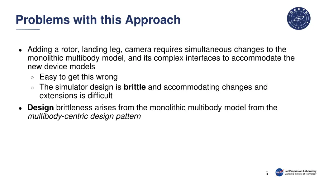 problems with this approach
