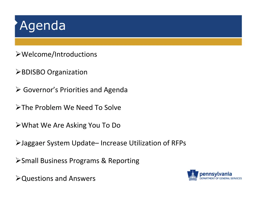 agenda
