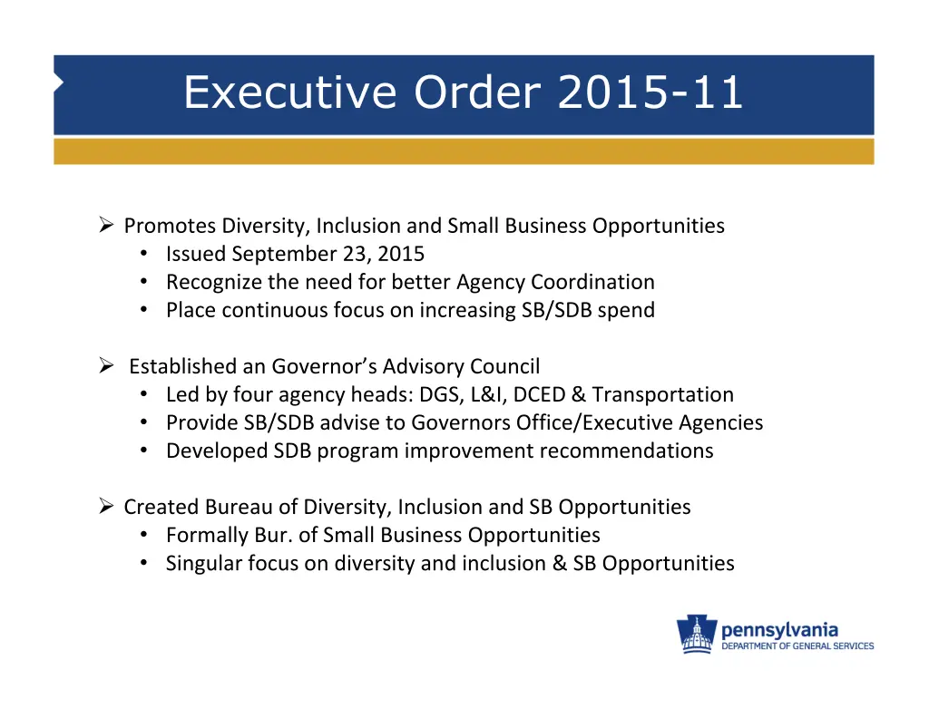 executive order 2015 11