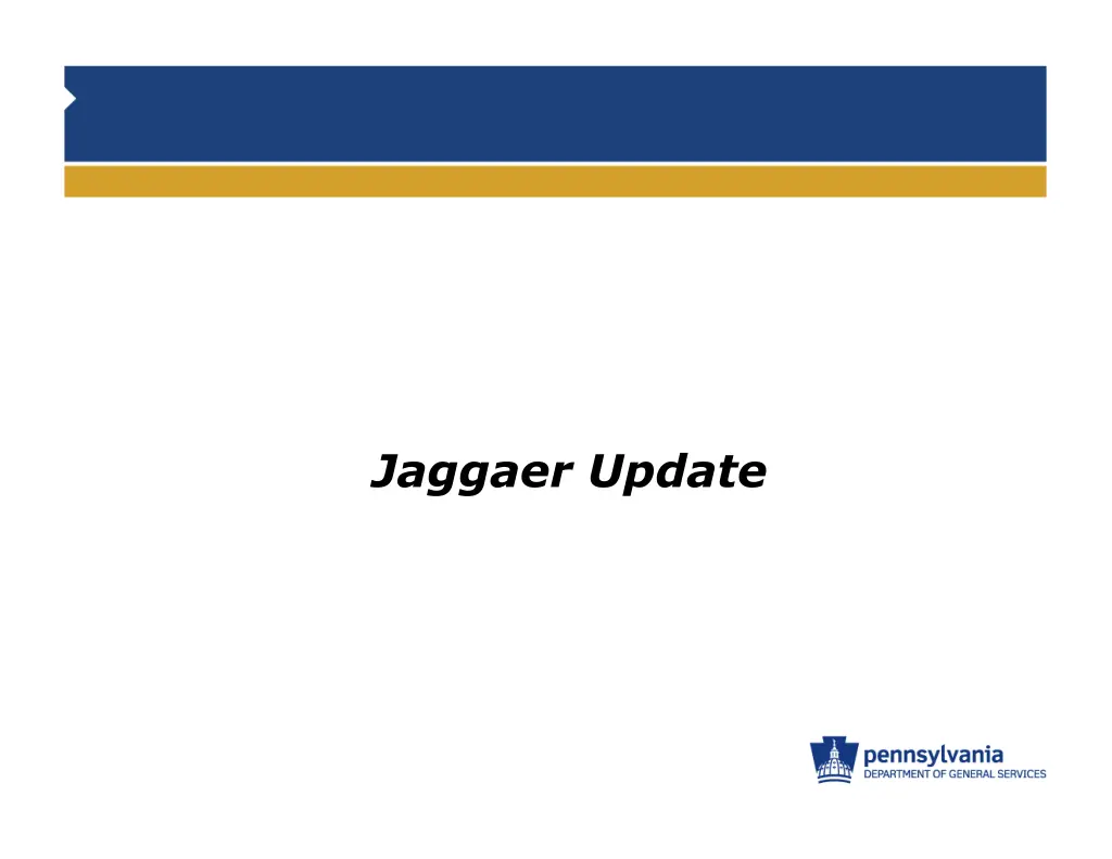 jaggaer update