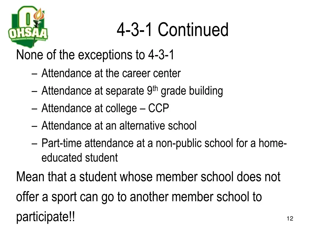 4 3 1 continued