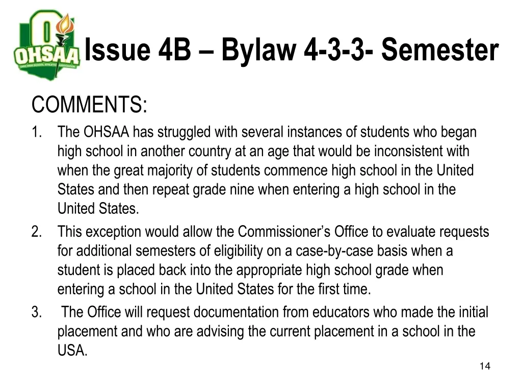 issue 4b bylaw 4 3 3 semester 1