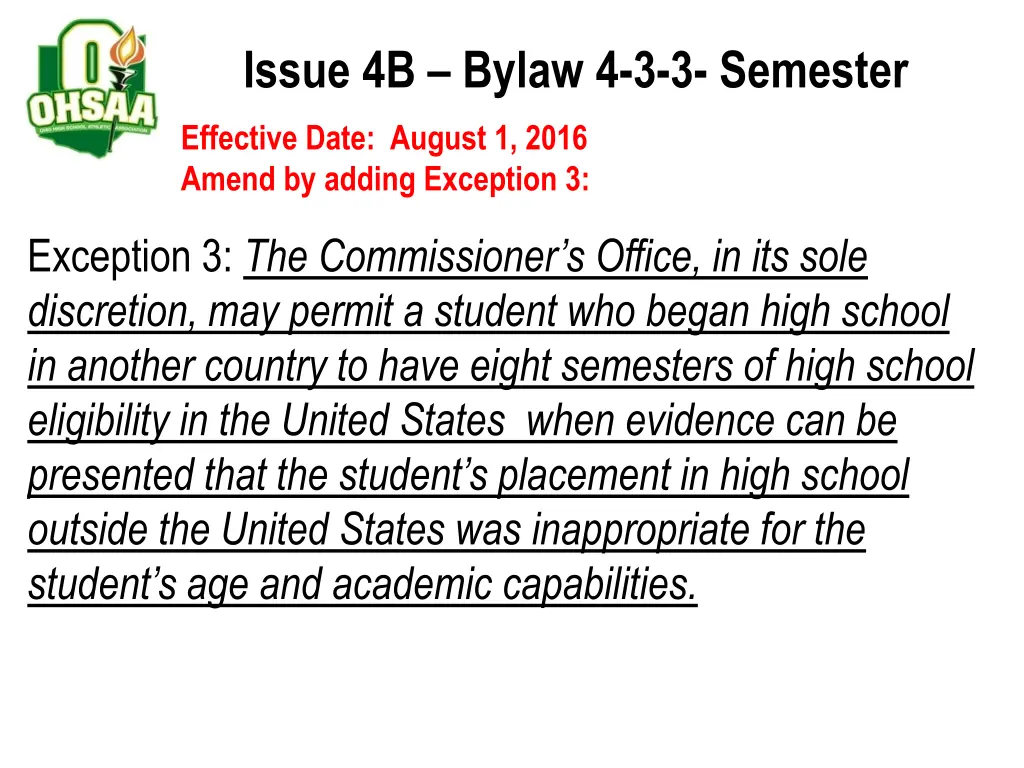 issue 4b bylaw 4 3 3 semester