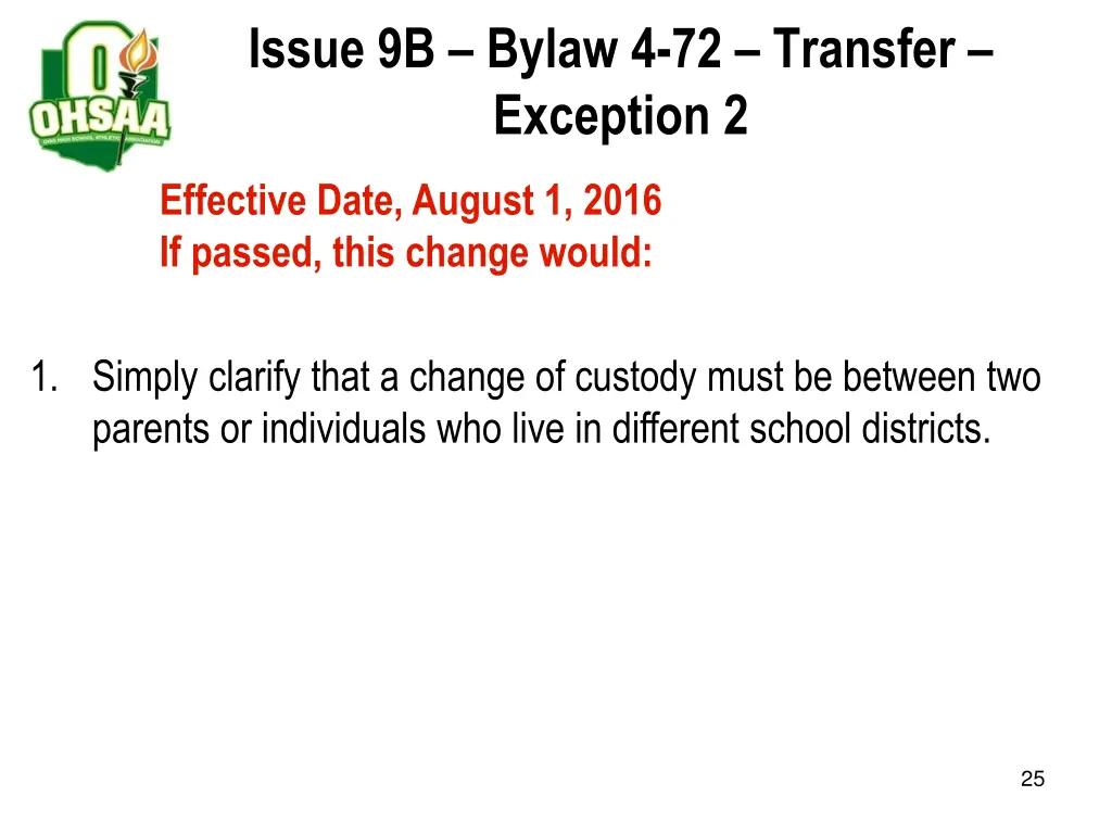 issue 9b bylaw 4 72 transfer exception 2